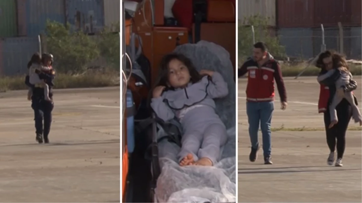 Antalya’daki teleferik kazasında çocukların kurtarıldığı an görüntülendi