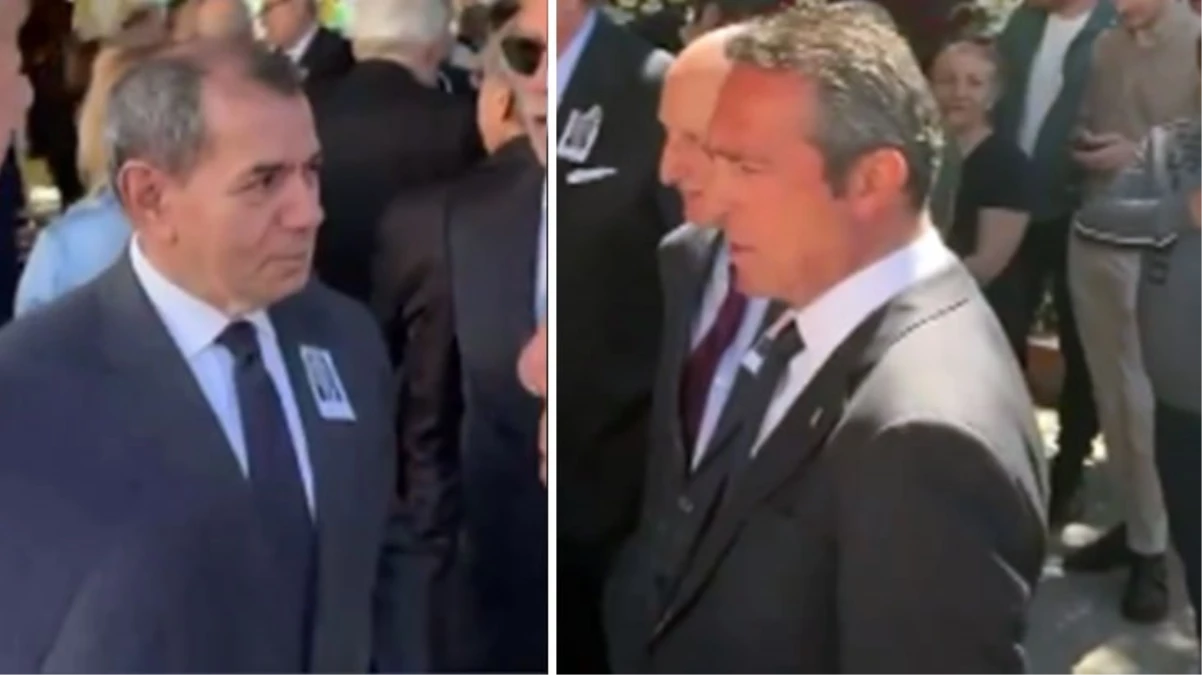 Cenaze törenine damga vuran an! Ali Koç ve Dursun Özbek, Kurtlar Vadisi’nden rol çaldı