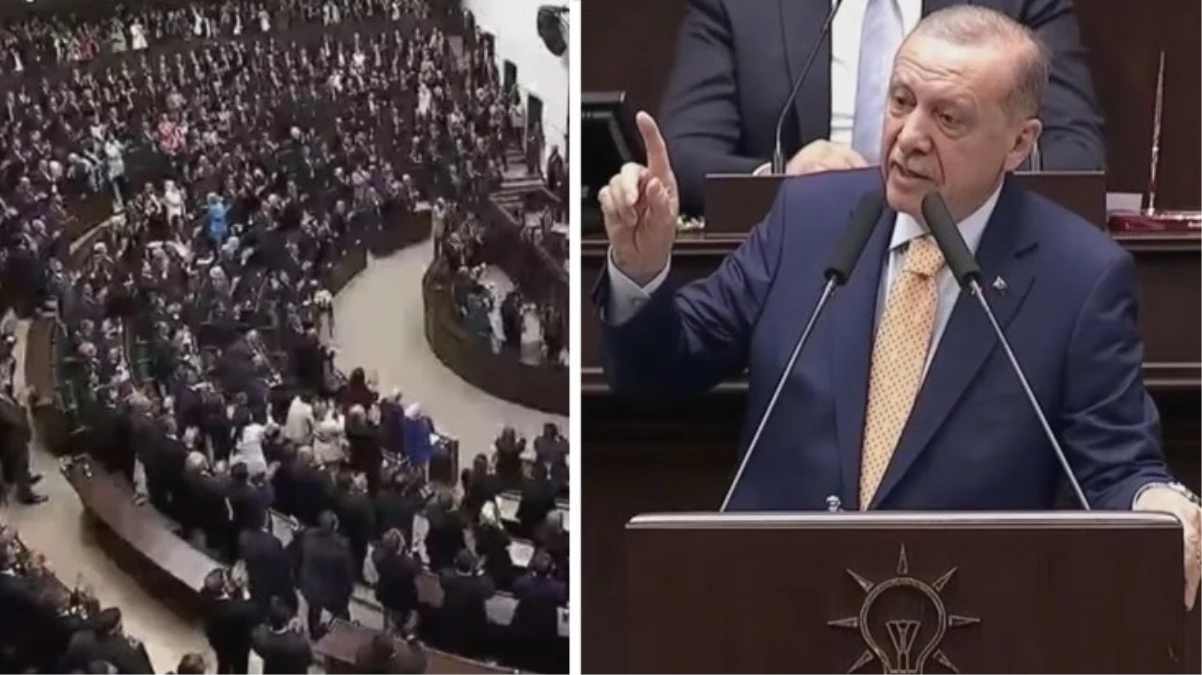 Cumhurbaşkanı Erdoğan’dan parti grubunu ayağa kaldıran sözler