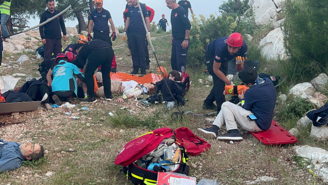 Antalya'da teleferik düştü: 1 ölü, 7 yaralı