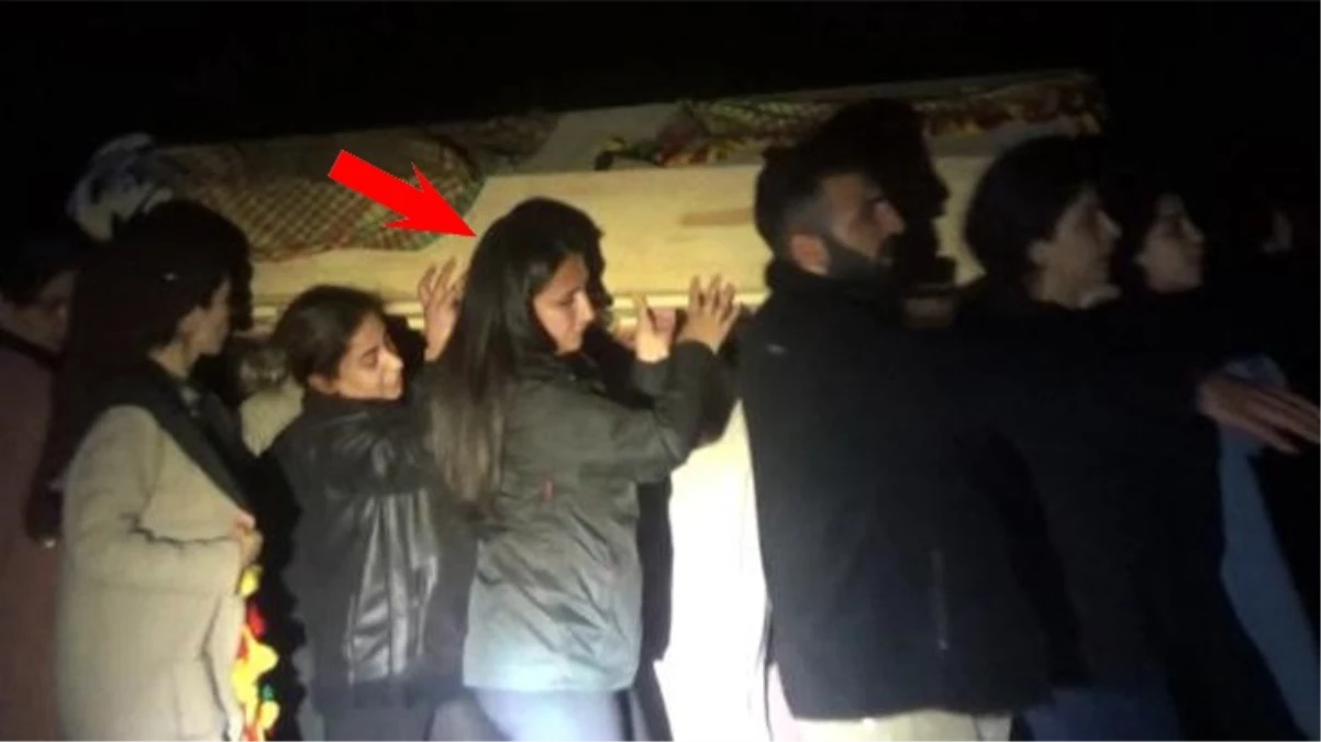 DEM Milletvekili Zeynep Oduncu, PKK’lı teröristin tabutunu taşıdı