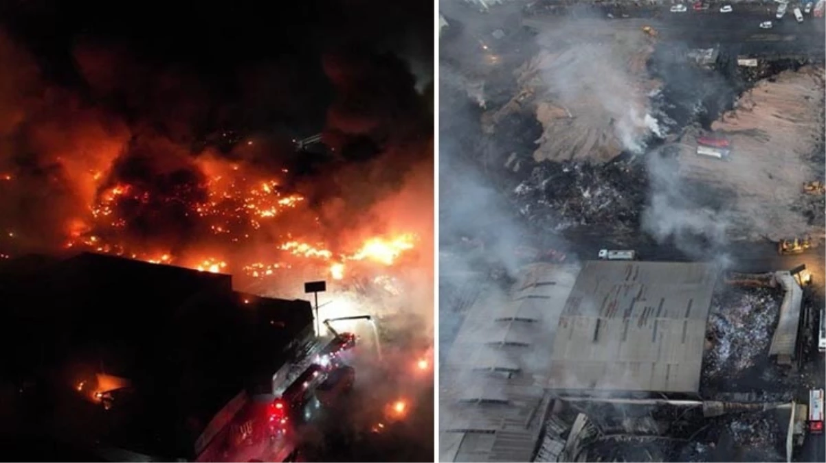 Hurdacılar Sitesi’nde çıkan yangın, 16 saatin ardından kontrol altına alındı