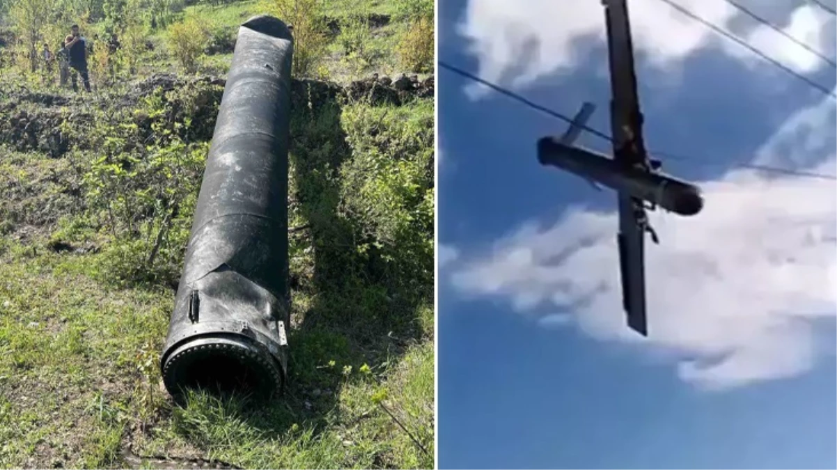 İran’ın füzeleri İsrail’e değil Irak’a düştü! Elektrik tellerine takılan dronun görüntüsü gündem oldu