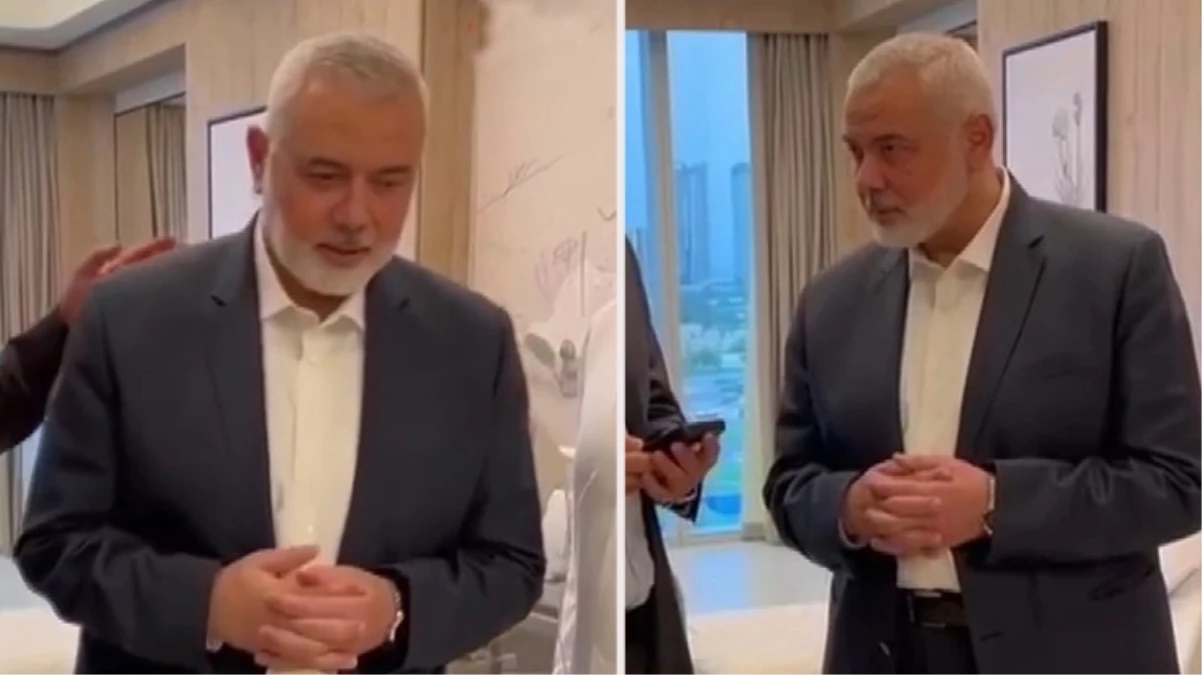 İsmail Haniye’nin oğullarının İsrail saldırısında öldüğü haberini aldığı ana ait görüntü yayınlandı