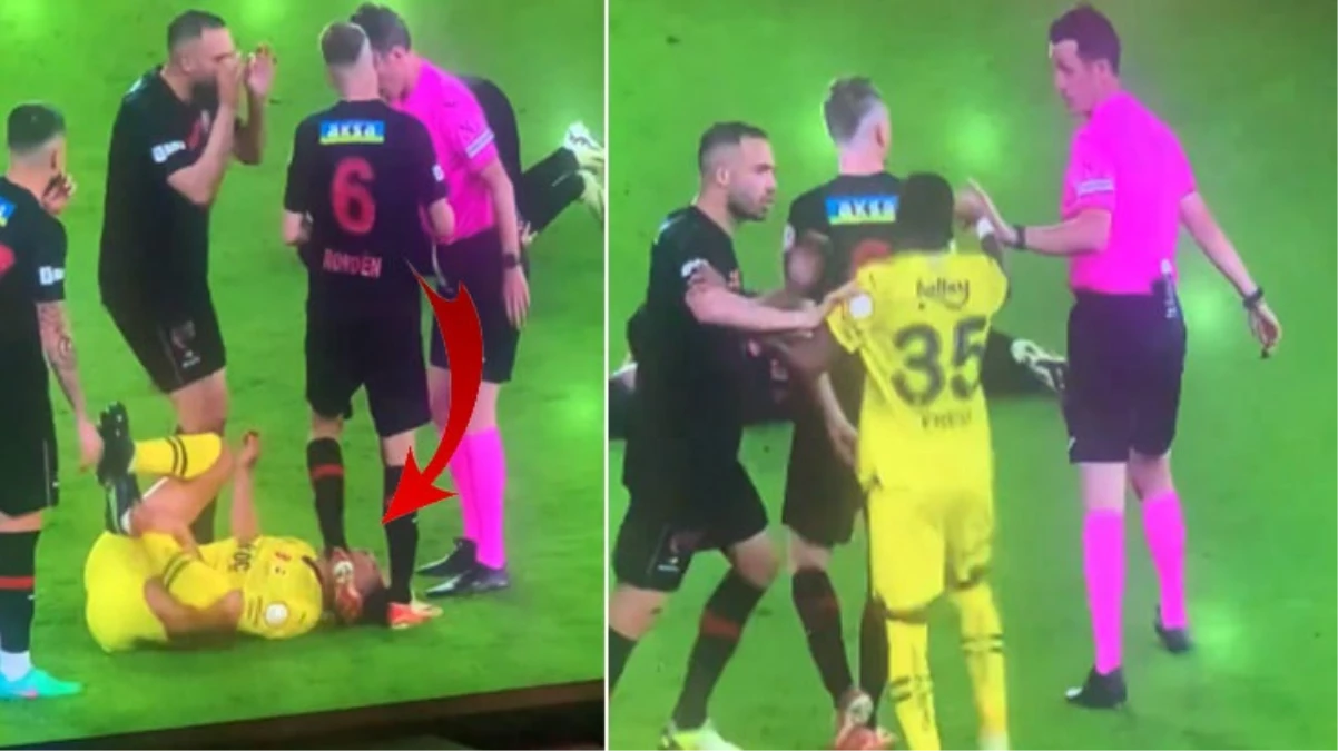 Maçtan saatler sonra ortaya çıktı! Rohden’in hakemin gözünün önünde yaptığına bakın