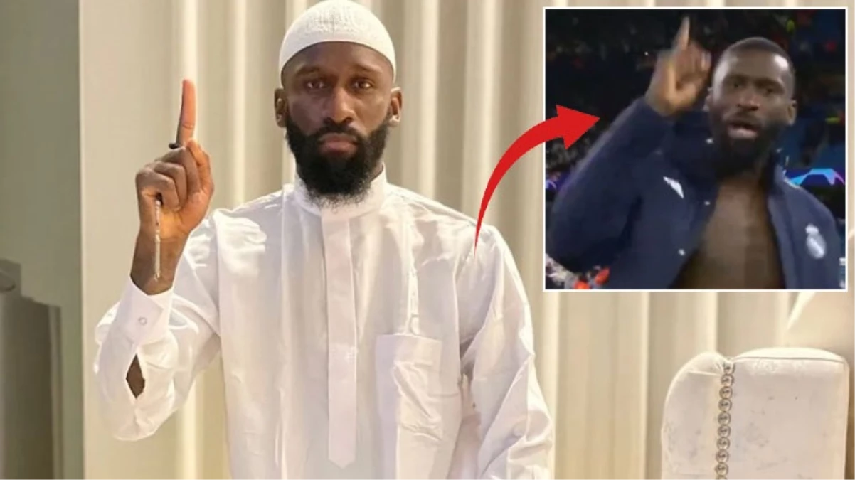 Real Madrid’i Şampiyonlar Ligi yarı finaline taşıyan Rüdiger’in sevinci olay oldu