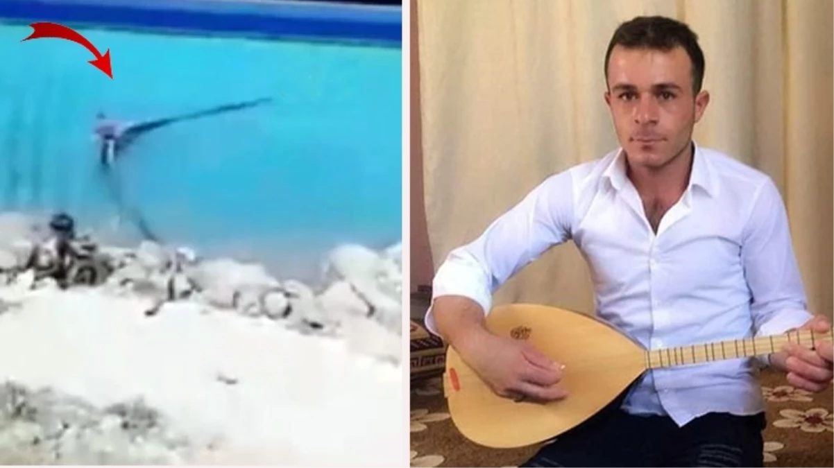Şanlıurfa’da yapay gölette hayatını kaybeden amca ve yeğeninin boğulma anı güvenlik kamerasına yansıdı