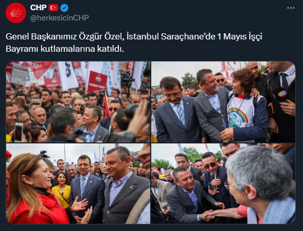 Eski TTB Başkanı Şebnem Korur Fincancı da 1 Mayıs yürüyüşünde yer aldı