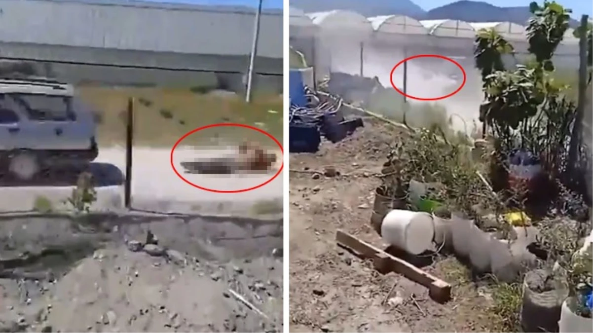 Dehşete düşüren görüntü Türkiye’den! Komşusunu aracının arkasına bağlayıp metrelerce sürükledi