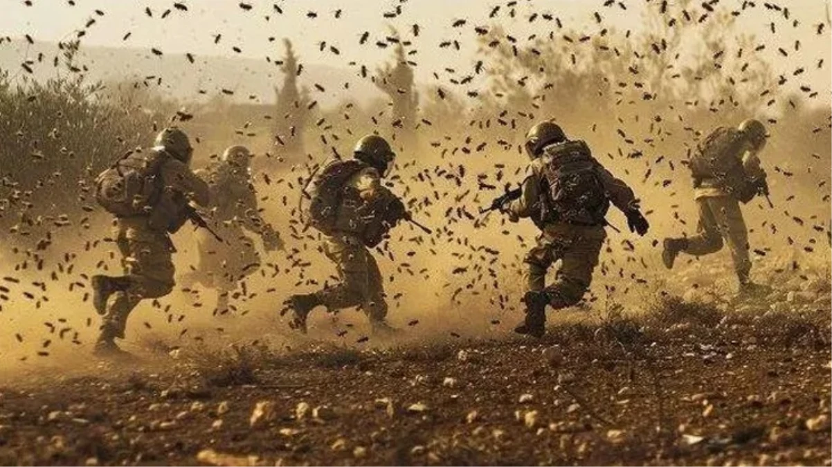 Eşek arıları, Gazze’de İsrail askerlerini hastanelik etti