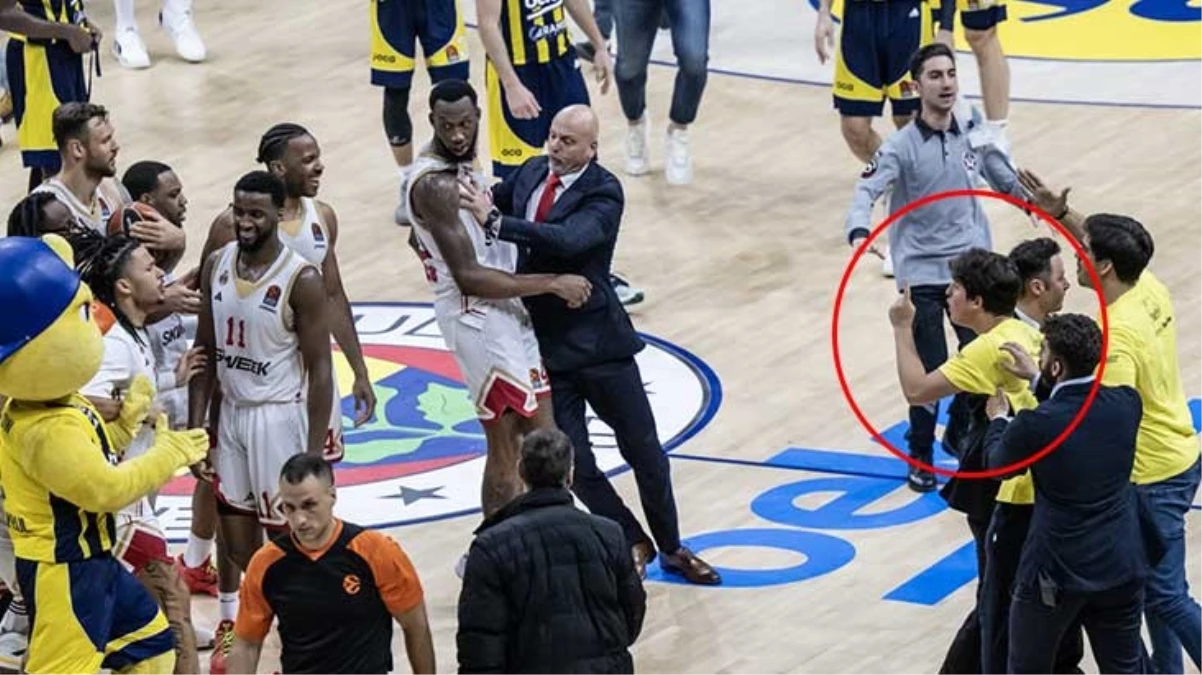 Mağlubiyet sonrası çılgına döndü! Kerim Rahmi Koç ile Monacolu basketbolcular arasında gerginlik