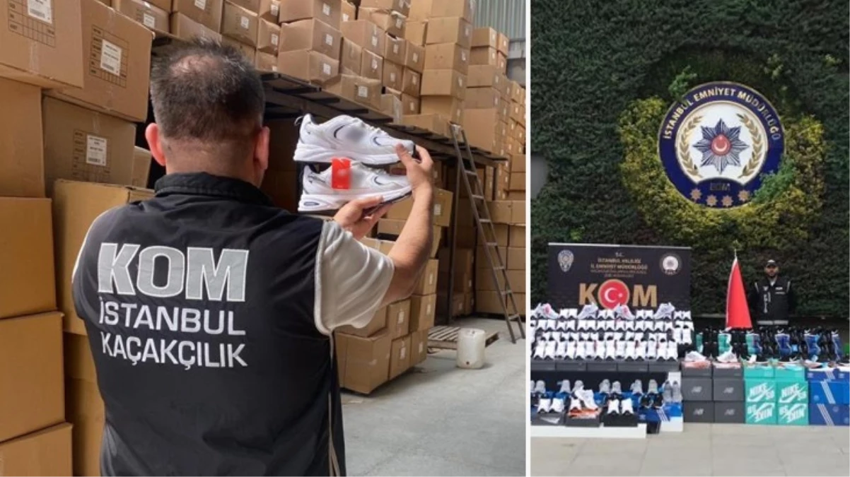 İstanbul’da ‘kaçak ayakkabı’ operasyonu: Piyasa değeri 500 milyon lira