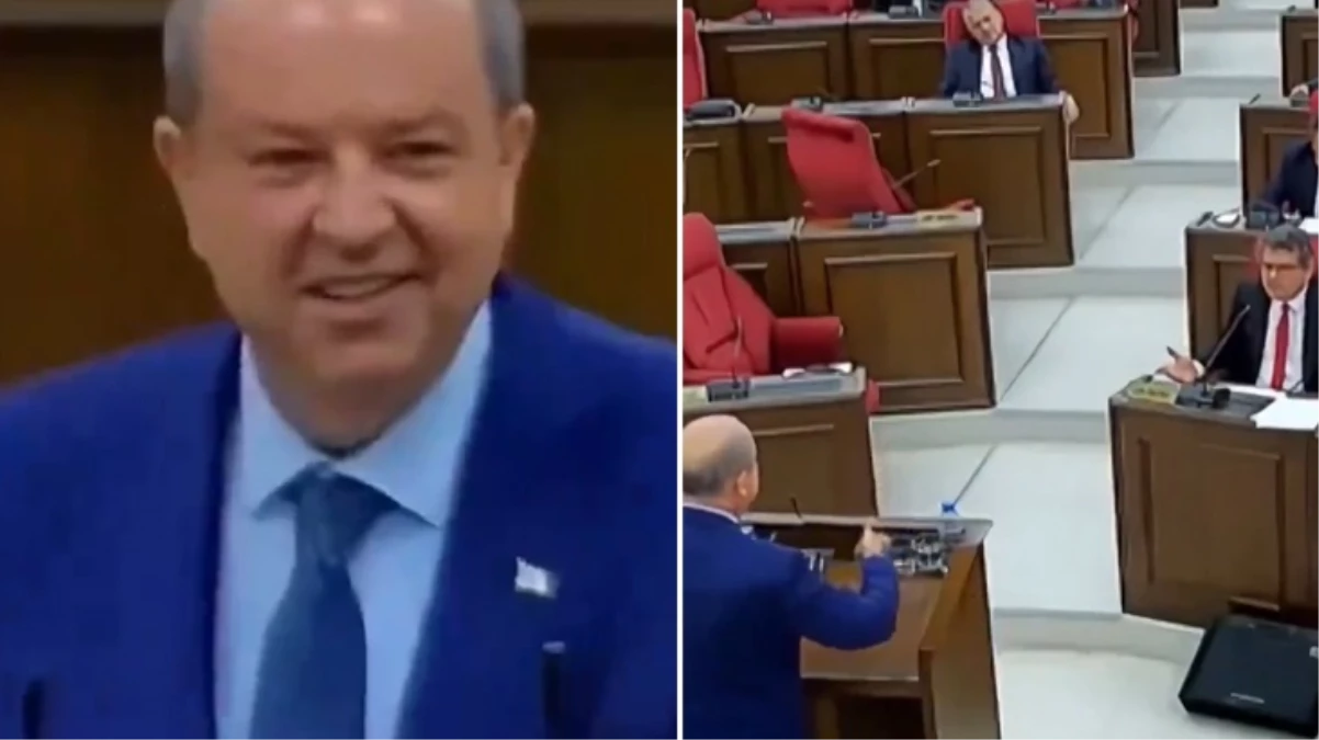 KKTC meclisinde yaşanan ‘gergin’ anlar izleyenleri gülümsetti: “Ne bağırırsın kızma bana”