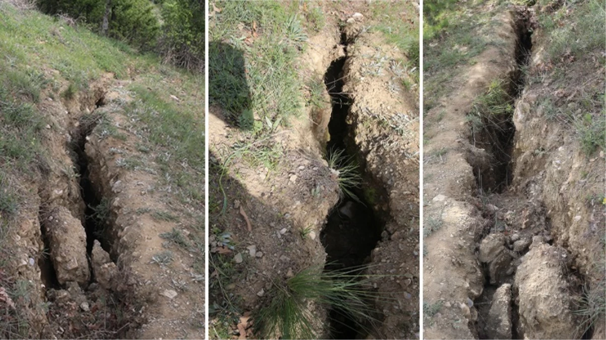 Tokat Sulusaray’daki depremler sonrası çıkan derin çatlaklar vatandaşları tedirgin ediyor