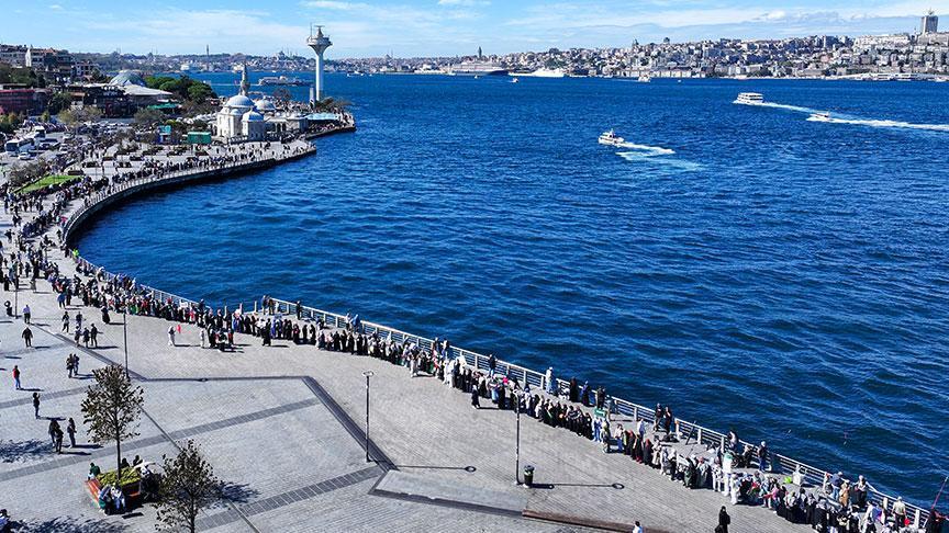 AK Parti Kadın Kollarından “Gazze İçin Sessiz Çığlık” Etkinliği