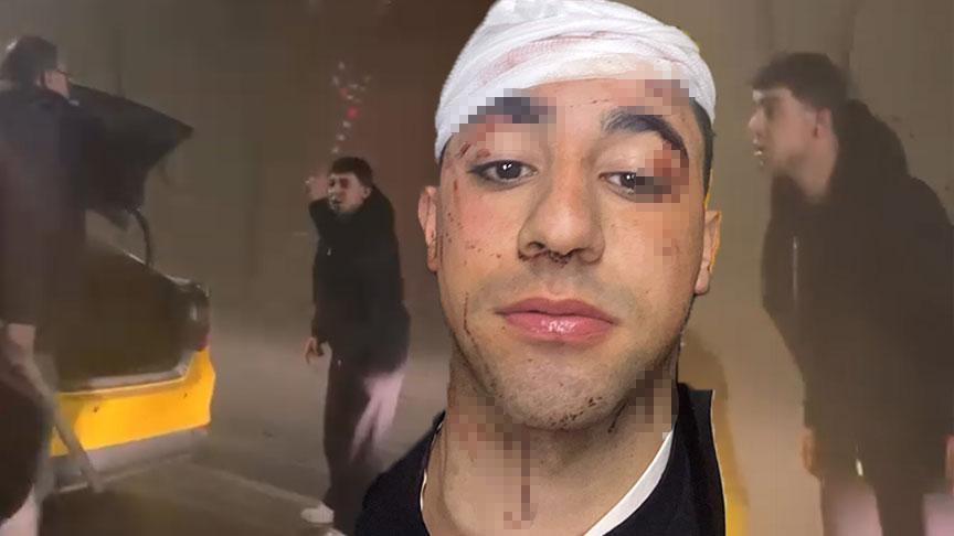 KAĞITHANE-PİYALEPAŞA TÜNELİNDE SÜRÜCÜ DEHŞETİ: SOPA İLE DARP EDİLDİ