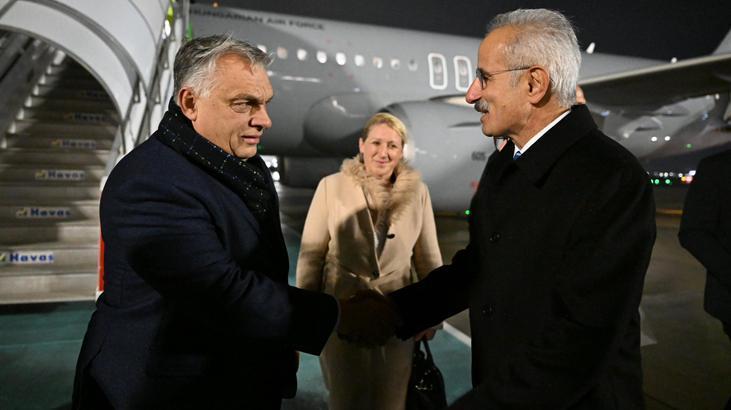 BAKAN URALOĞLU, MACARİSTAN BAŞBAKANI ORBAN’I KARŞILADI