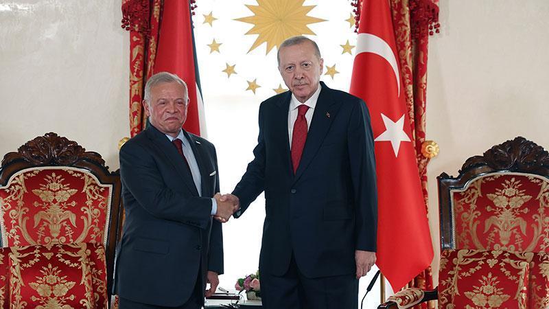 Cumhurbaşkanı Erdoğan, Ürdün Kralı 2. Abdullah’ı Dolmabahçe’de Resmi Törenle Karşıladı