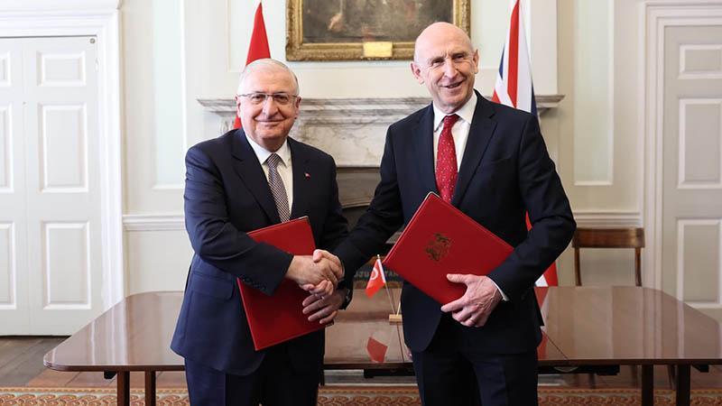 Milli Savunma Bakanı Güler ve İngiliz Mevkidaşı Healey, Londra’da Eurofighter Typhoon Sözleşmesini İmzaladı