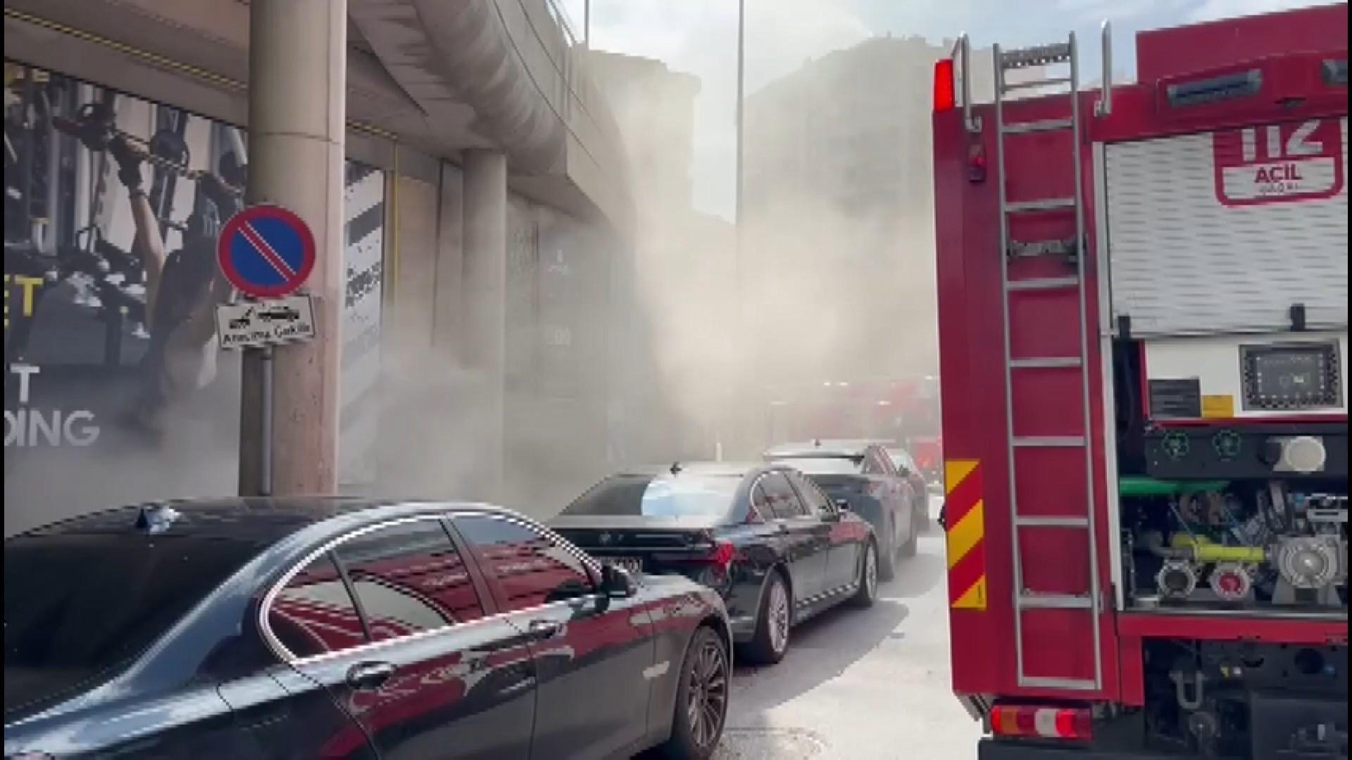 Acıbadem’de Spor Salonunda Yangın: 1 Kişi Dumandan Etkilendi