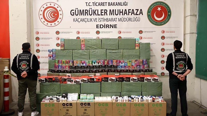 Kapıkule Gümrük Kapısı’nda 33 Milyon Liralık Kaçak Ürün Operasyonu
