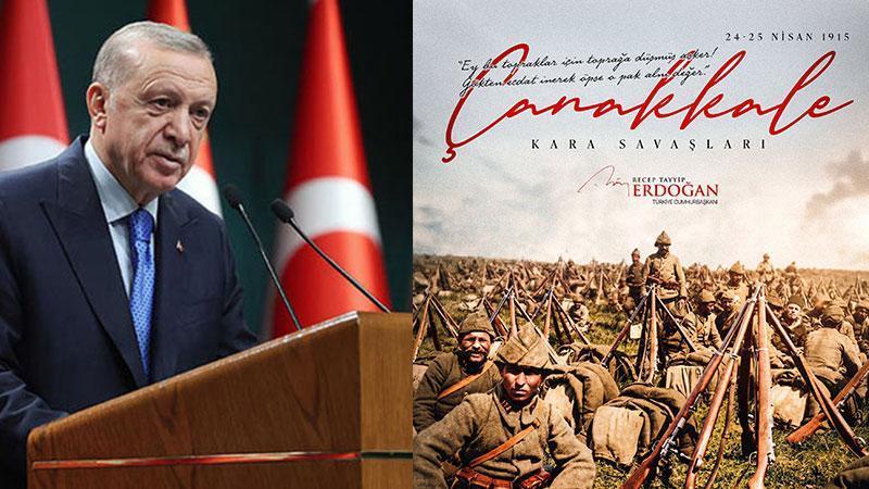 Cumhurbaşkanı Erdoğan’dan Çanakkale Mesajı