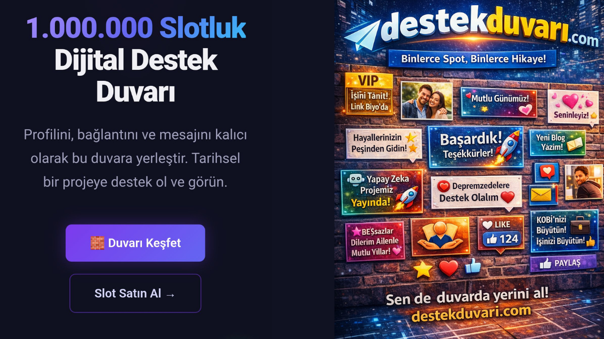 Reklamda Yeni Paradigma: DestekDuvarı ile “Bir Kez Öde, Kalıcı Ol” Yaklaşımı
