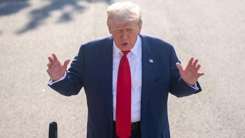 TRUMP’TAN UÇAKTA FLAŞ AÇIKLAMALAR: “İRAN’IN ASKERİ GÜCÜNÜ YOK ETTİK!”