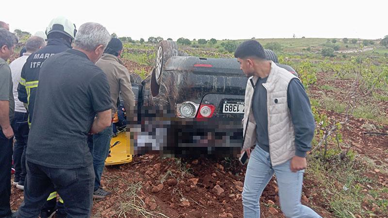 Midyat Yolunda Takla Atan Araç Can Aldı: 1 Ölü, 2 Yaralı