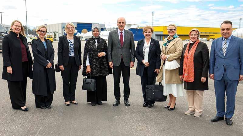 TBMM Başkanı Kurtulmuş’a Helsinki’de Resmi Karşılama