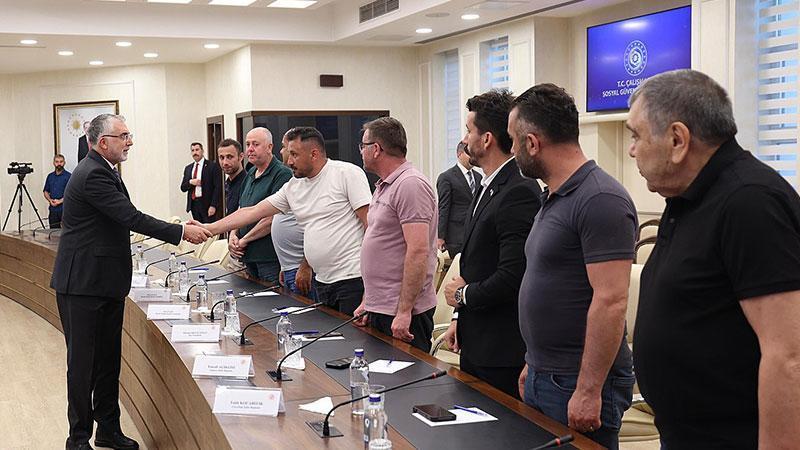 Bakan Işıkhan, madenci temsilcileriyle görüştü: “Süreci takip ediyoruz”