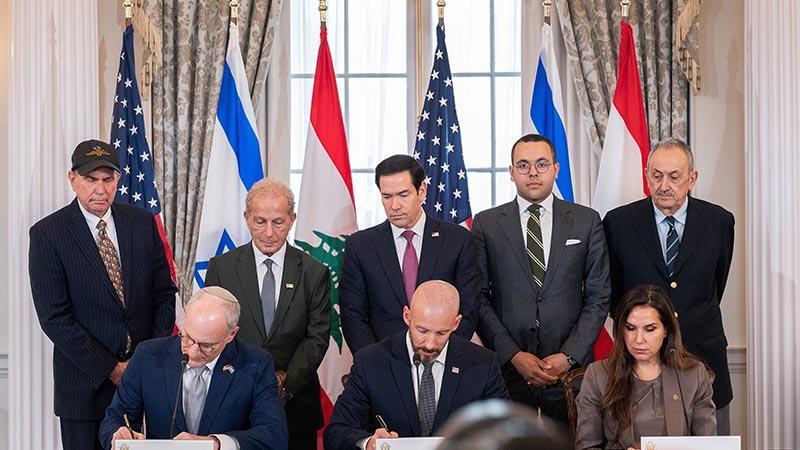 ABD Arabuluculuğunda İsrail–Lübnan Çerçeve Barış Anlaşması İmzalandı