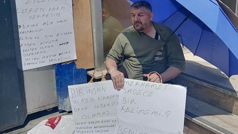 “Bir İnsan İki Aylık Kiradan Daha Değersiz Olamaz”: Kalp Hastası Adam Sokaklarda!