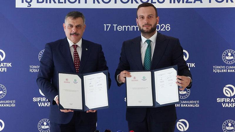 İçişleri Bakanlığı ile Sıfır Atık Vakfı arasında iş birliği protokolü