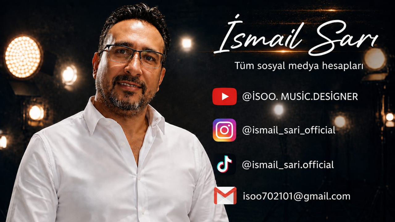 İSMAİL SARI’DAN YAPAY ZEKÂ DESTEKLİ MÜZİK ATAĞI: 25’TEN FAZLA ESER DİJİTAL PLATFORMLARDA