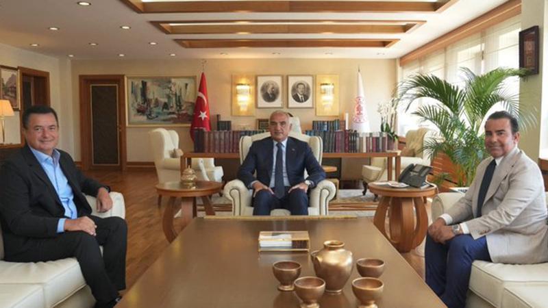Acun Ilıcalı’dan Kültür ve Turizm Bakanlığı’na ziyaret: Yeni tanıtım projeleri değerlendirildi