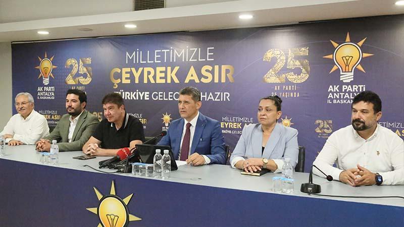 AK Parti’nin 25’inci kuruluş yıl dönümü: “Türkiye Yüzyılı’nı milletimizle birlikte inşa edeceğiz”