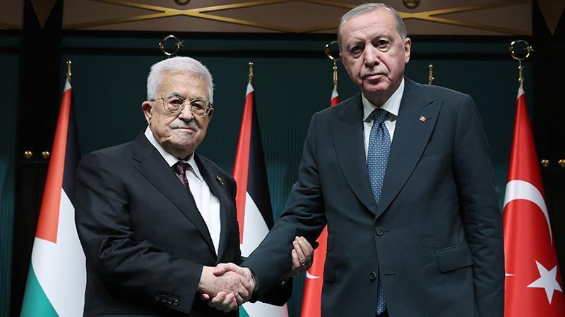 Erdoğan ve Abbas’tan Filistin mesajı: “Filistin davasını savunmaya devam edeceğiz”