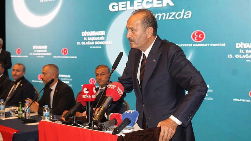 MHP Diyarbakır’da kongre heyecanı: Hasan Özcoşkun il başkanı seçildi