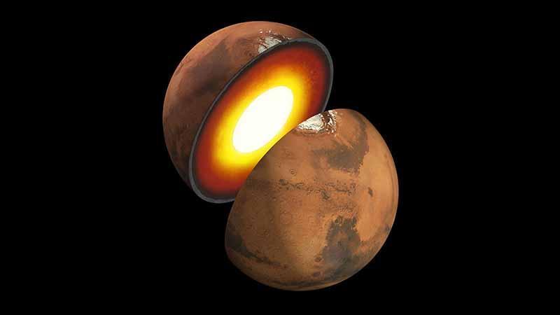 Mars’ın güney yarım küresinin altında büyük sıcaklık farkı keşfedildi