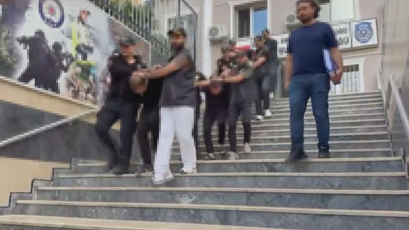 Kağıthane’de servis araçlarını ateşe veren 9 şüpheli tutuklandı