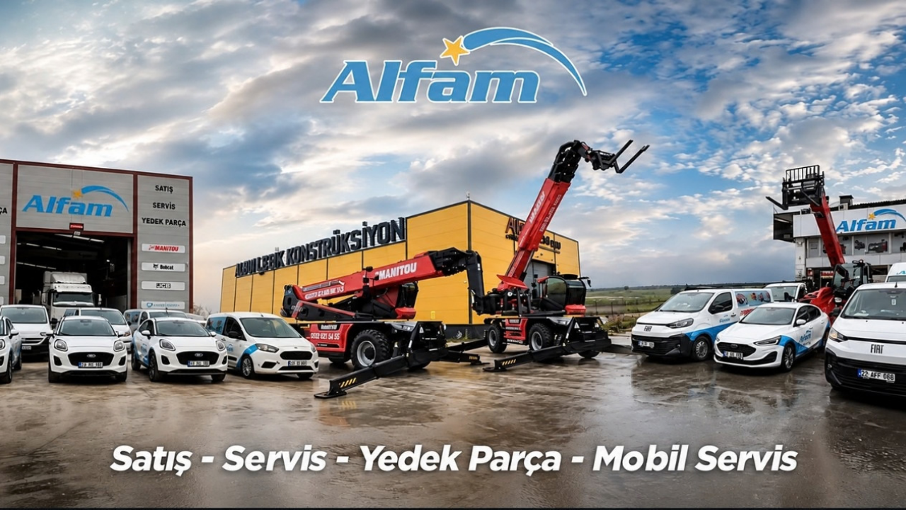 Alfam Avrupa Makina, Manitou MRT Pazarındaki Gücünü Satış Sonrası Hizmetlerle Pekiştiriyor