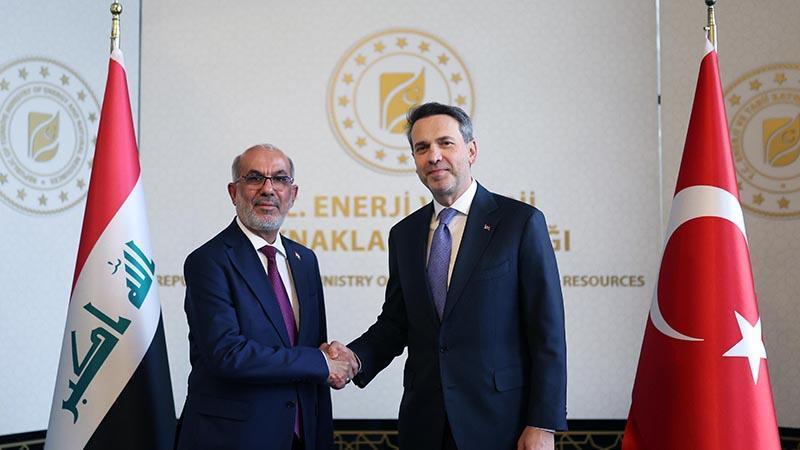 Bakan Bayraktar, Irak Petrol Bakanı Hüdeyir ile görüştü